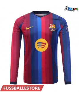 Günstige Barcelona Heimtrikot 2026-27 Langarm
